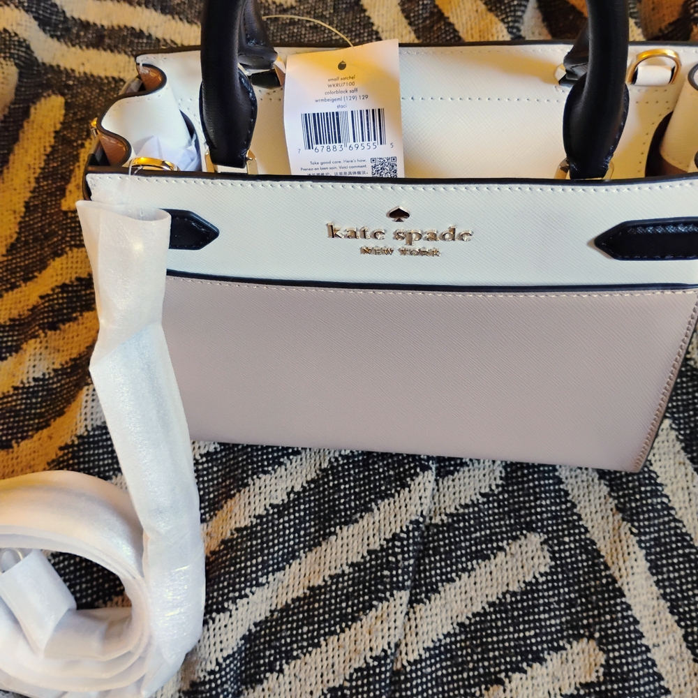 Kate Spade Beige and Black Women's Bag